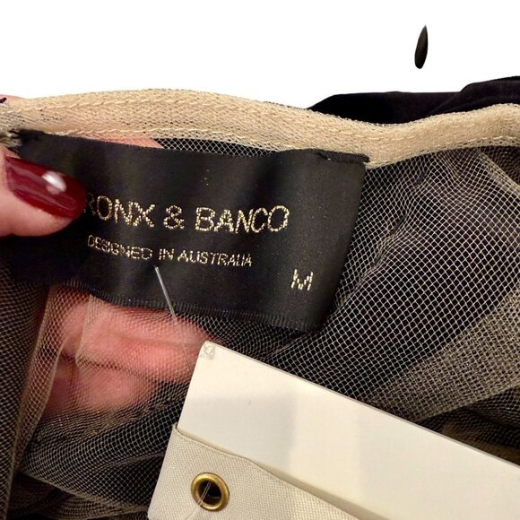 Bronx and Banco Cobra One Shoulder Gown NWT - Size 6 - Picture 9 of 11